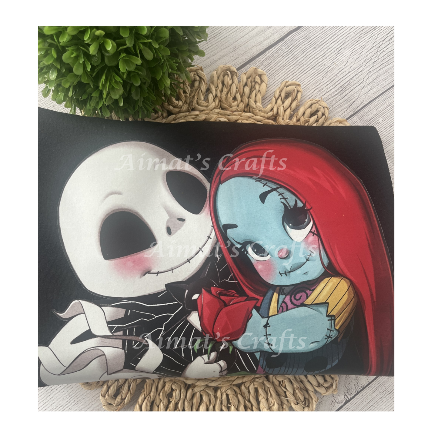 Baby Jack & Sally black  Crewneck