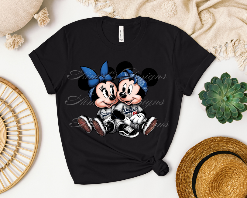 Dodgers Mickey & Minnie T-Shirt