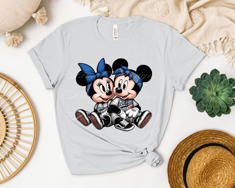 Dodgers Mickey & Minnie T-Shirt