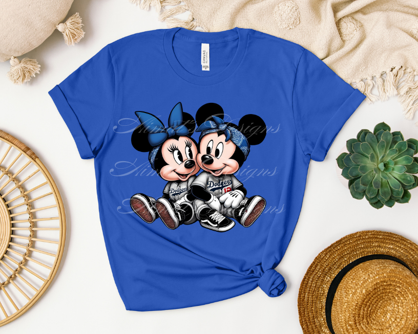 Dodgers Mickey & Minnie T-Shirt