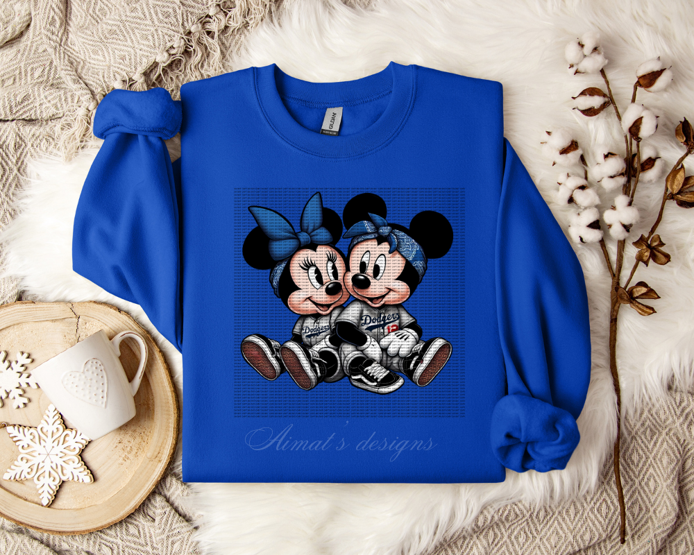 Dodgers Mickey and Minnie